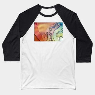 Rainbow Swirls Baseball T-Shirt